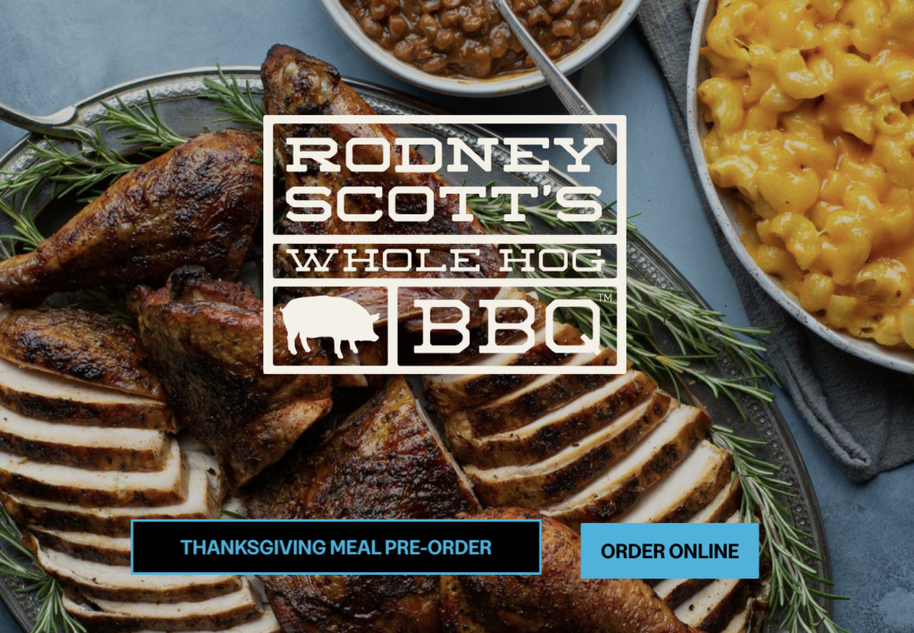 Promote Thanksgiving Catering example